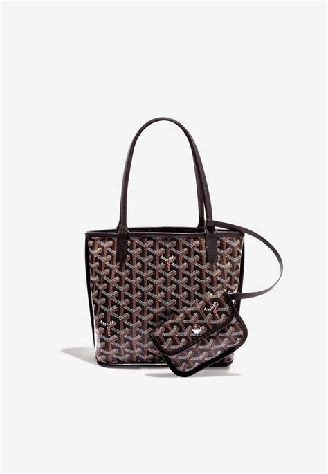 black goyard mini tote